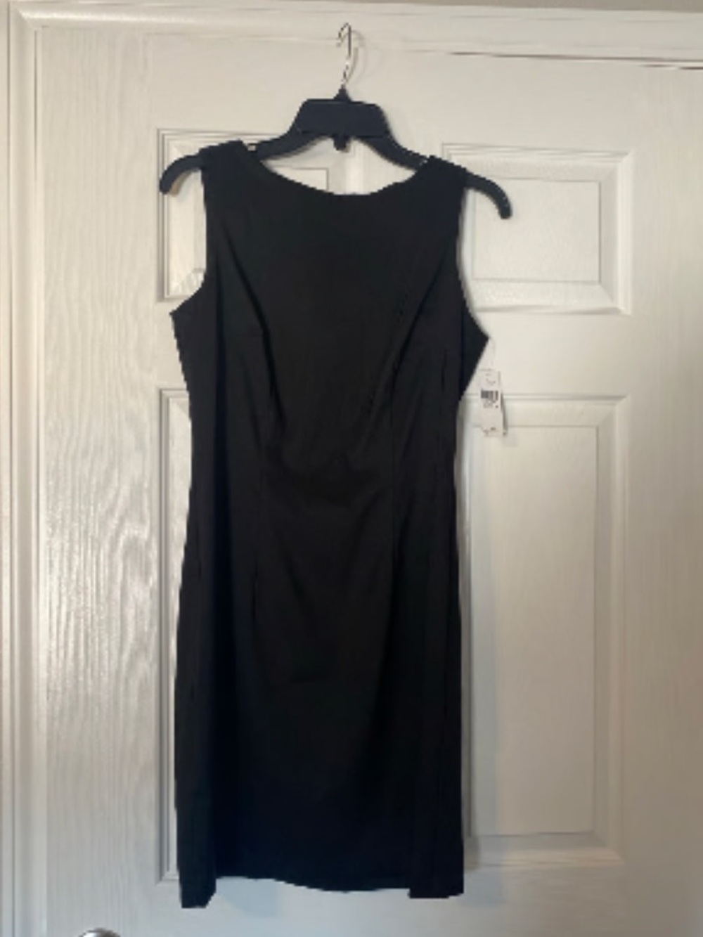 Elegant Black Sleeveless Dress - Picture 3 of 6